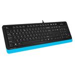 A4tech FK10 FSTYLER, klávesnice, CZ, USB, černo-modrá
