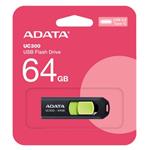 ADATA UC300 64GB flash disk, USB-C, černý
