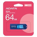 ADATA UC300 64GB flash disk, USB-C, modrý