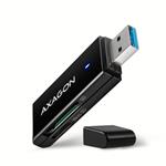 AXAGON CRE-S2N, USB 3.0 čtečka karet, SD/microSD, podpora UHS-I
