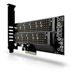 AXAGON PCEM2-D, M.2 adaptér do PCIe, low profile
