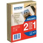 Epson Premium Glossy Photo Paper 255g, 10x15, 2x40 ks
