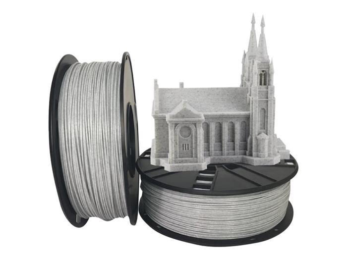 GEMBIRD 3D ABS plastové vlákno pro tiskárny, průměr 1,75mm, 1kg, mramor