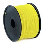 GEMBIRD 3D PLA plastové vlákno pro tiskárny, průměr 1,75mm, 1kg,  žlutá