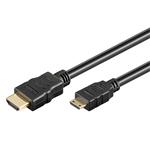 HDMI 1.4 kabel s ethernetem, HDMI M - Mini HDMI M, 2m