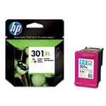HP 301XL tříbarevná inkoustová kazeta, 6ml, CH564EE
