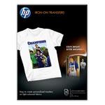 HP Iron-ON T-Shirt Transfers, A4, 12ks, nažehlovací papír na tkaninu