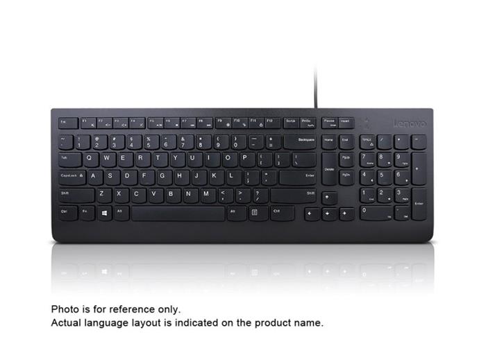 Lenovo Essential Wired Keyboard Black CZ