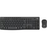 Logitech MK295, set klávesnice s myší, tichý, USB, CZ, barva grafit