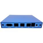 Montážní krabice CASE1D2BLUU, 3x LAN, 2x SMA, USB, modrá