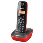 Panasonic KX-TG1611FXR, bezdrátový telefon, červený