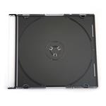 Plastový CD Slim box pro 1 CD, černý