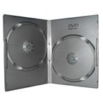 Plastový DVD box pro 2 DVD - 14mm, černý