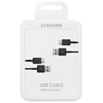 Samsung USB-C kabel, 1.5m, černý, 2ks v balení