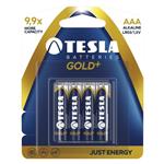 Tesla AAA GOLD+ alkalická, 4 ks 