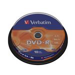 Verbatim DVD-R Matt Silver, 4.7GB, 16x, 10ks, spindle