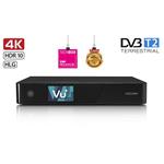 VU+ UNO 4K SE, duální MTSIF DVB-T2 UHD přijímač, HDR10, H.265 HEVC