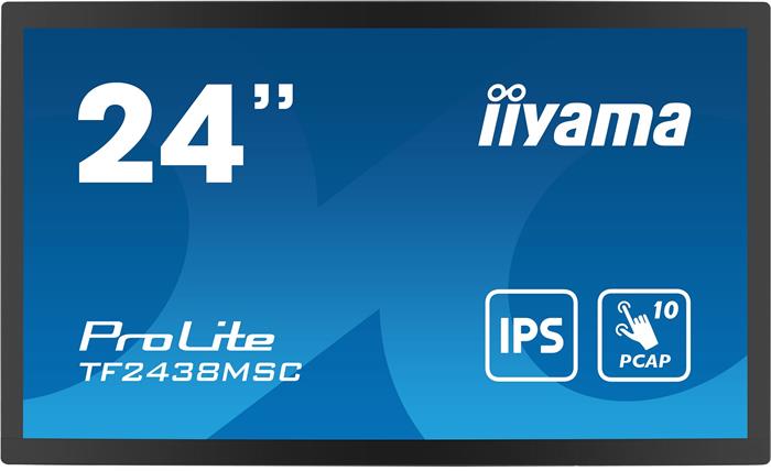 24" iiyama TF2438MSC-B1: PCAP,IPS,FHD,HDMI,DP