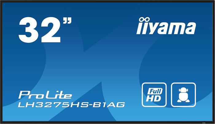 32" iiyama LH3275HS-B1AG: IPS,FHD,Android,24/7