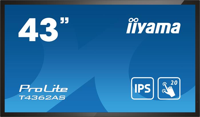 43" iiyama T4362AS-B1:IPS,4K UHD,Android,24/7