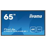 65" iiyama LH6570UHB-B1: VA, 4K UHD,Android,24/7