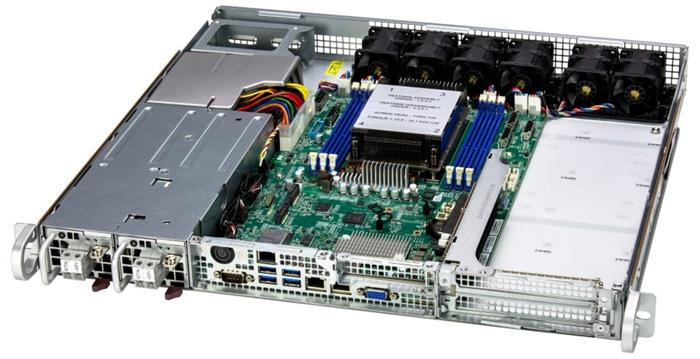 A+Server 1115S-FWTRT 1U SP6 (225W), frontI/O, 2×10GbE, 2sATA3/NVMe5, 2M.2,6DDR5, 2PCI-E16g5,IPMI, rPS 600W 48V(PLAT),WI