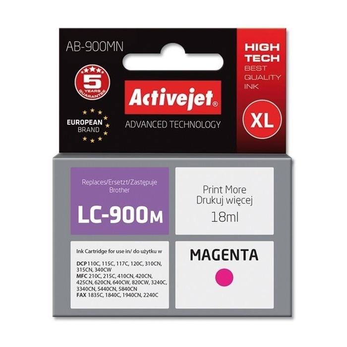 ActiveJet náhrada za Brother LC900M, purpurová, 17.5ml