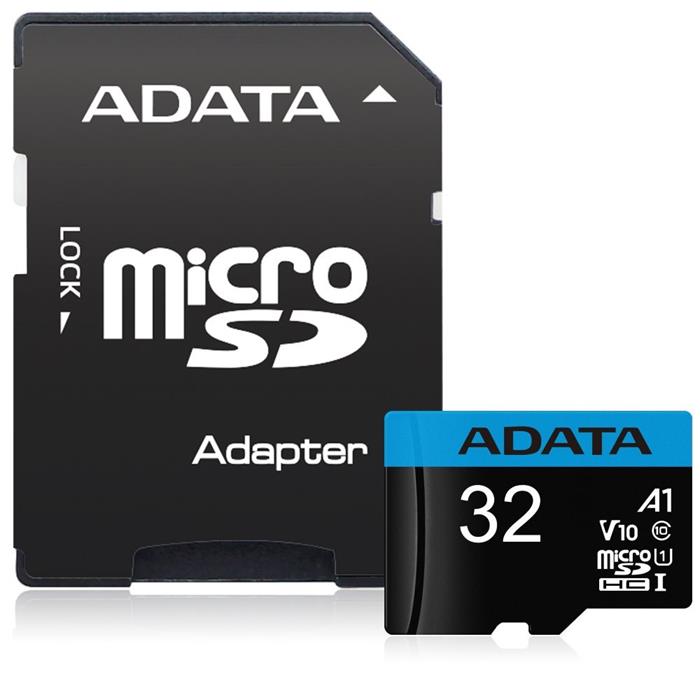 ADATA 32GB microSDHC karta, UHS-I A1, 85R/20W + adaptér