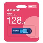 ADATA UC300 128GB flash disk, USB-C, modrý