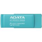 ADATA UC310 ECO 64GB flash disk, USB 3.0, zelený