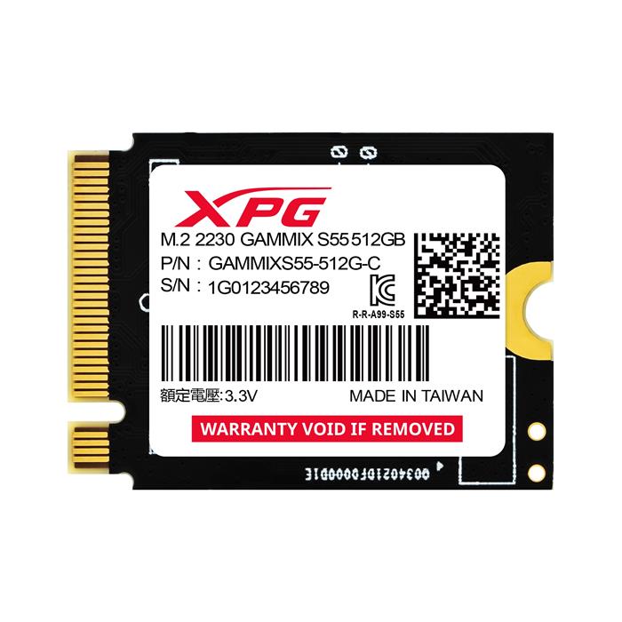 ADATA XPG GAMMIX S55 512GB SSD M.2 2230 (PCIe 4.0)