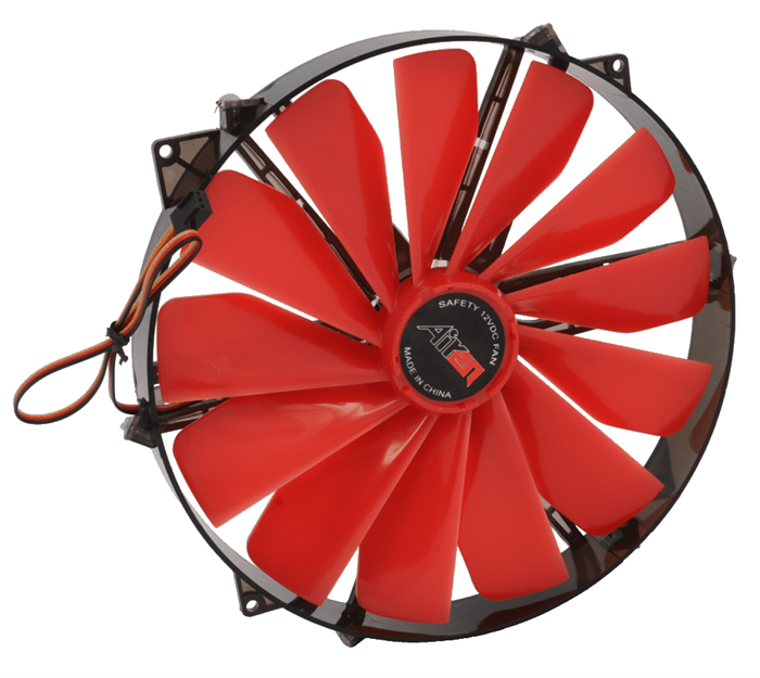 AIREN FAN RedWingsGiant LED, ventilátor 250x30mm, 450rpm, 3-pin