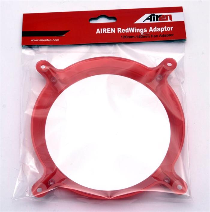 Airen RedWings redukce větráku 120mm do formátu 140mm