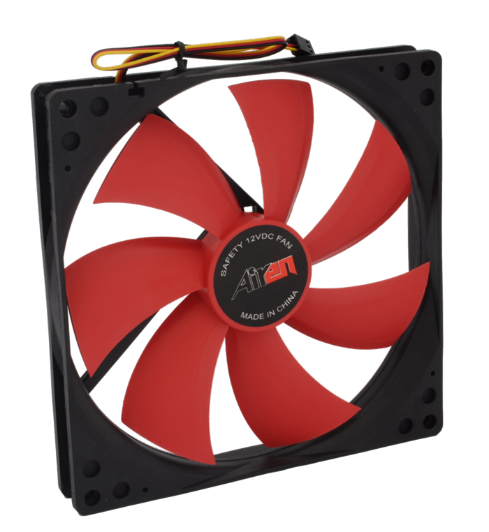 AIREN RedWingsExtreme, ventilátor 180x25mm, 100rpm, 23.5dB, 3-pin