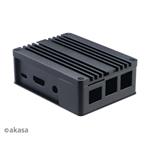 AKASA A-RA05-M1B, hliníková skříň pro Raspberry Pi 3 a Tinker Board S, černá