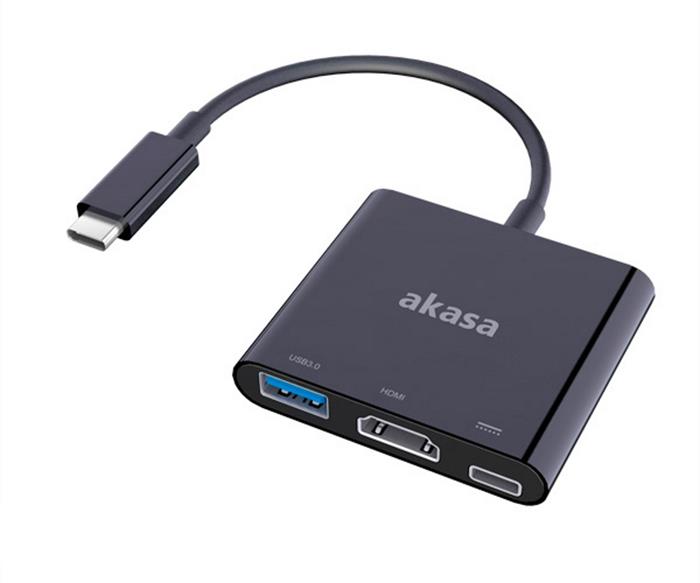 AKASA adaptér USB-C na HDMI, podpora 4K, 15cm