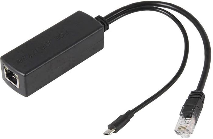 Aktivní POE splitter pro Raspberry Pi A/A+/B/B+/2B/3B/3B+