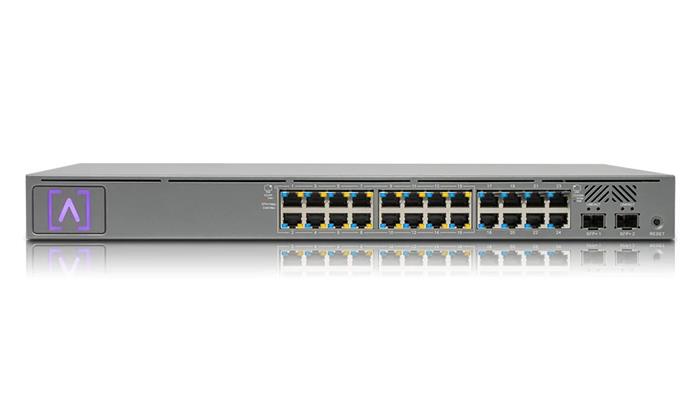 ALTA Switch 24 POE - 24x Gbit RJ45, 2x SFP+ port, 16x PoE 802.3at (PoE budget 240W)