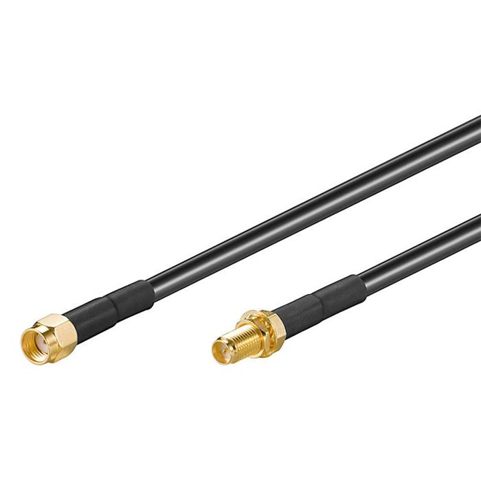 Anténní kabel RG58 RP-SMA(M) - RP-SMA(F), 3m