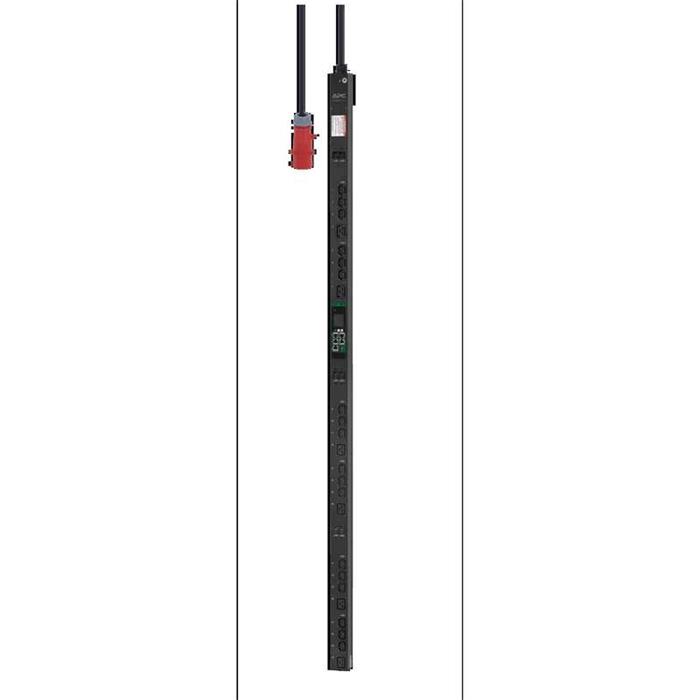 APC EasyPDU, Metered-by-Outlet, ZeroU, 22kW, IEC 60309 32A 3F+N+PE -> (18) C13 & (6) C19EPDU1232MBO