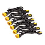 APC Power Cord Kit, ( 6ea) ,Locking,  10A, 100-230V, C13 to C14 1,8m
