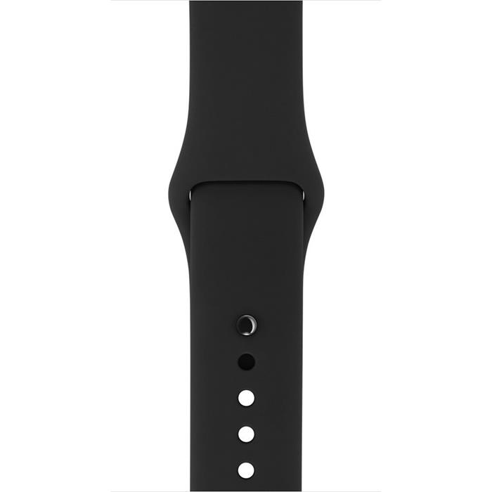 Apple 42mm Black Sport Band with Space Grey Stainless Steel Pin