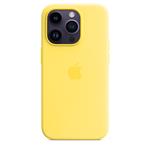 Apple iPhone 14 Pro Silicone Case with MS - Canary Yellow