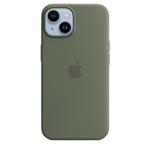Apple iPhone 14+ Silicone Case with MagSafe - Olive