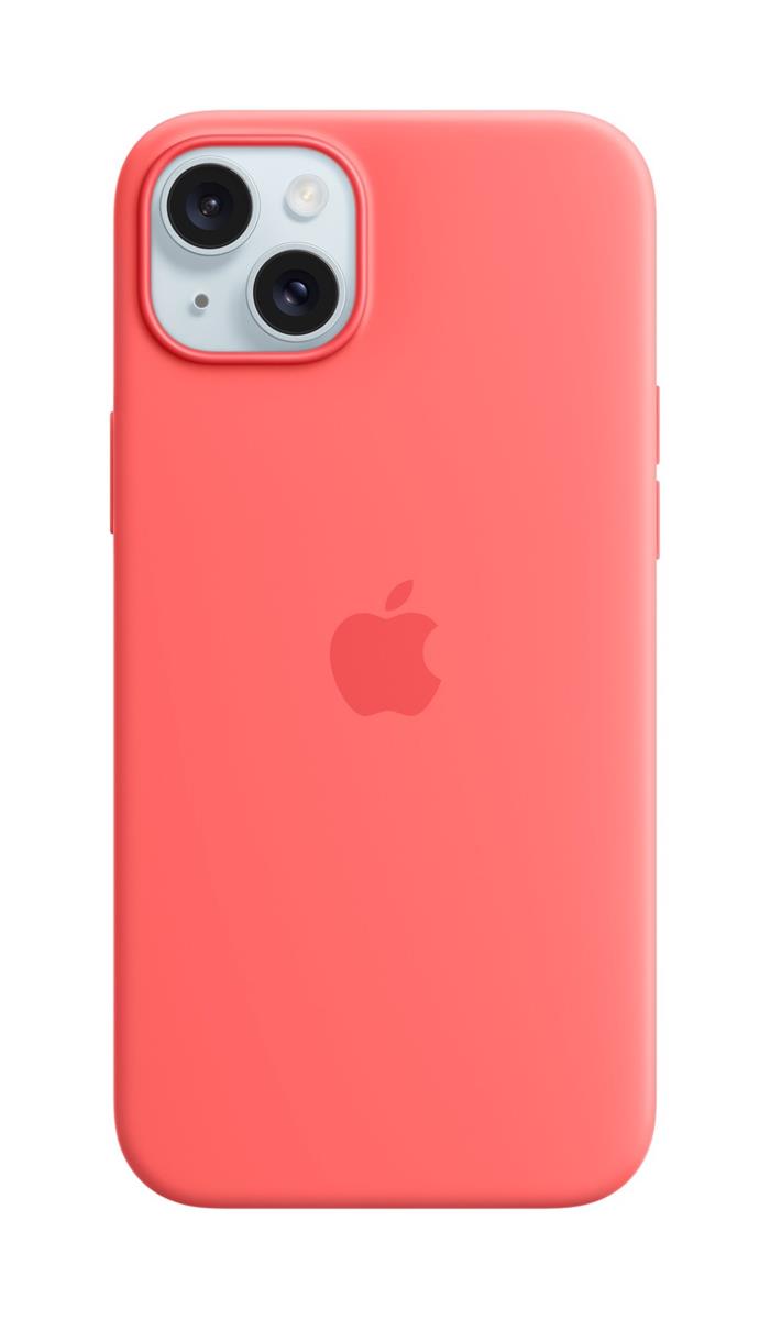 Apple iPhone 15 Plus Silicone Case with MagSafe - Guava