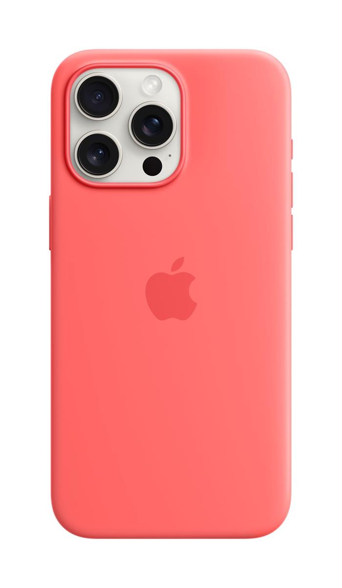 Apple iPhone 15 Pro Max Silicone Case with MagSafe - Guava