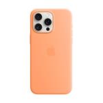 Apple iPhone 15 Pro Max Silicone Case with MagSafe - Orange Sorbet