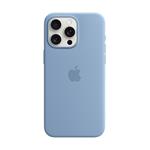 Apple iPhone 15 Pro Max Silicone Case with MagSafe - Winter Blue