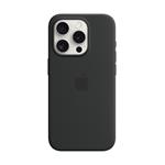 Apple iPhone 15 Pro Silicone Case with MagSafe - Black