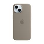 Apple iPhone 15 Silicone Case with MagSafe - Clay